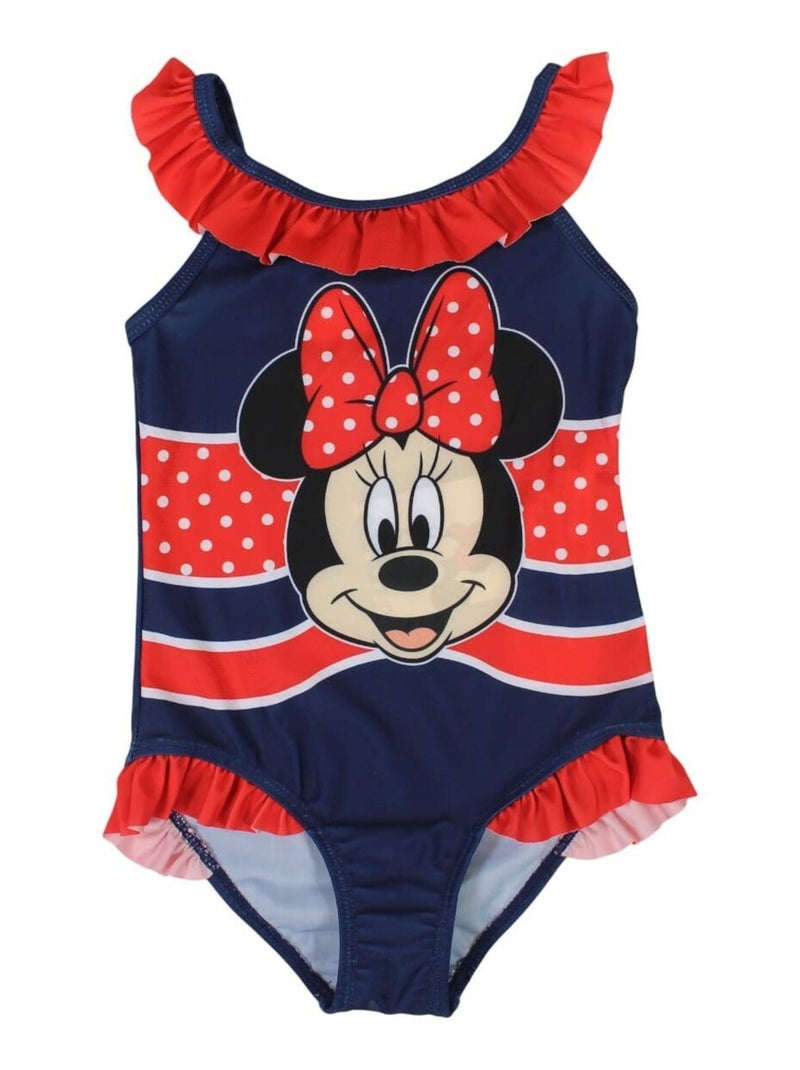 Disney - Maillot De Bain imprimé Minnie Bleu marine - Kiabi