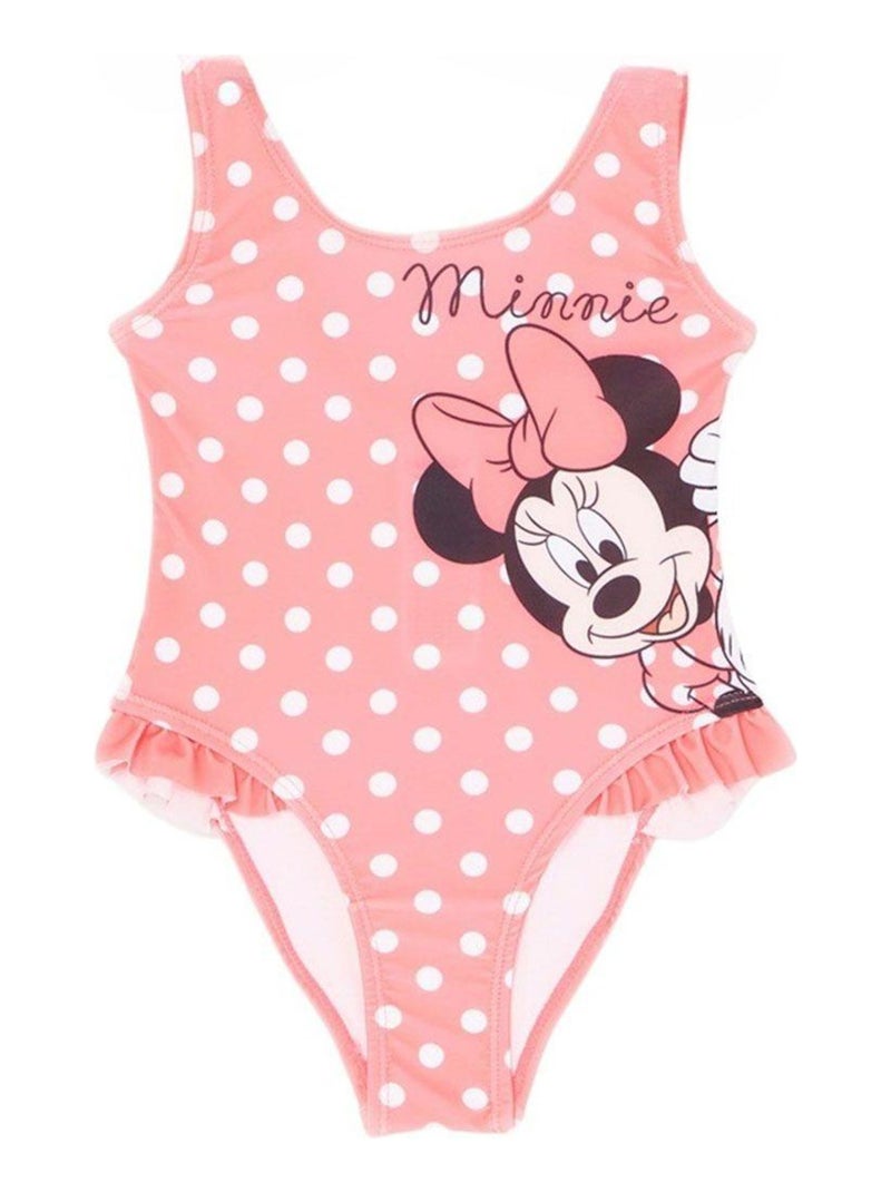 Disney - Maillot De Bain imprimé Minnie Rouge - Kiabi