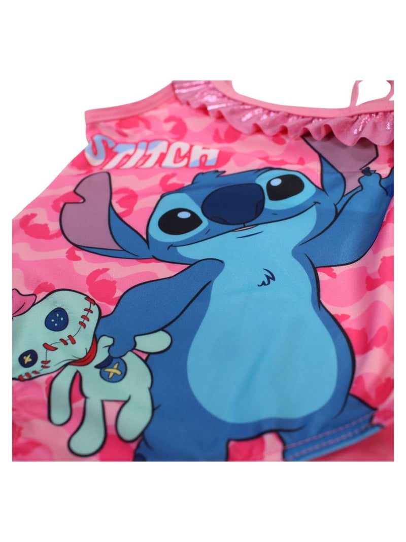 Disney - Maillot de bain Lilo et Stitch Rose - Kiabi