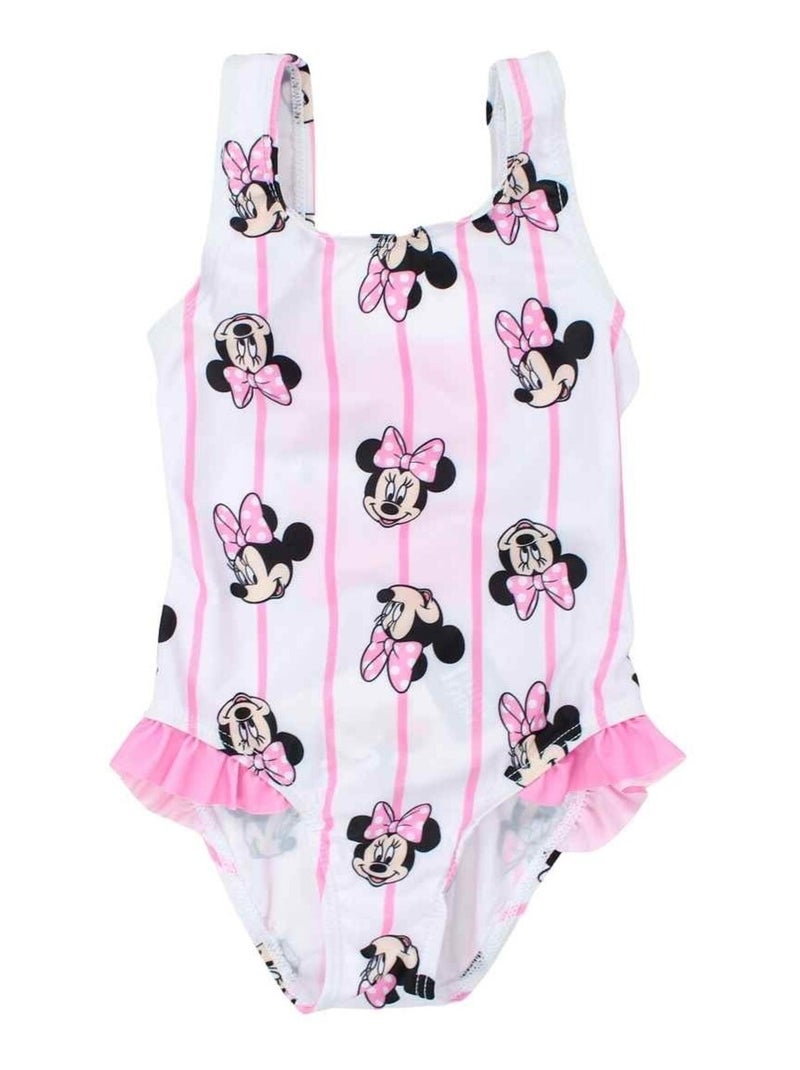 Disney - Maillot de bain Minnie Blanc - Kiabi