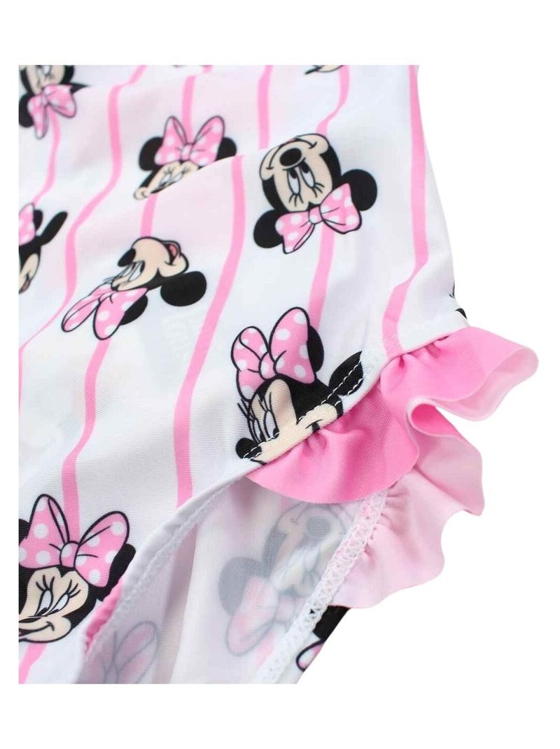 Disney - Maillot de bain Minnie Blanc - Kiabi