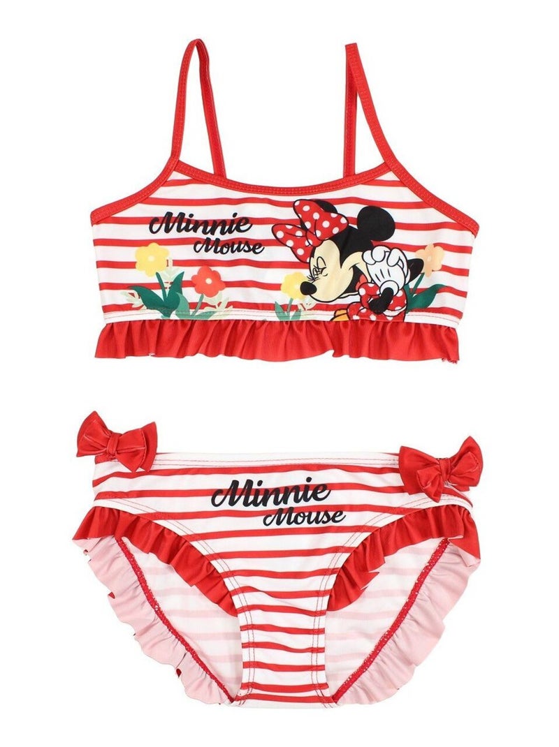Disney - Maillot de bain Minnie Rouge - Kiabi