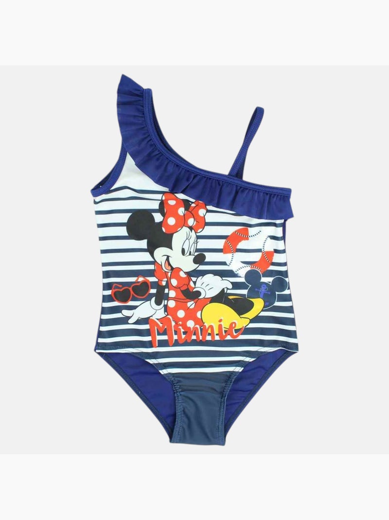 Disney - Maillot de bain une pièce fille imprimé Bleu - Kiabi