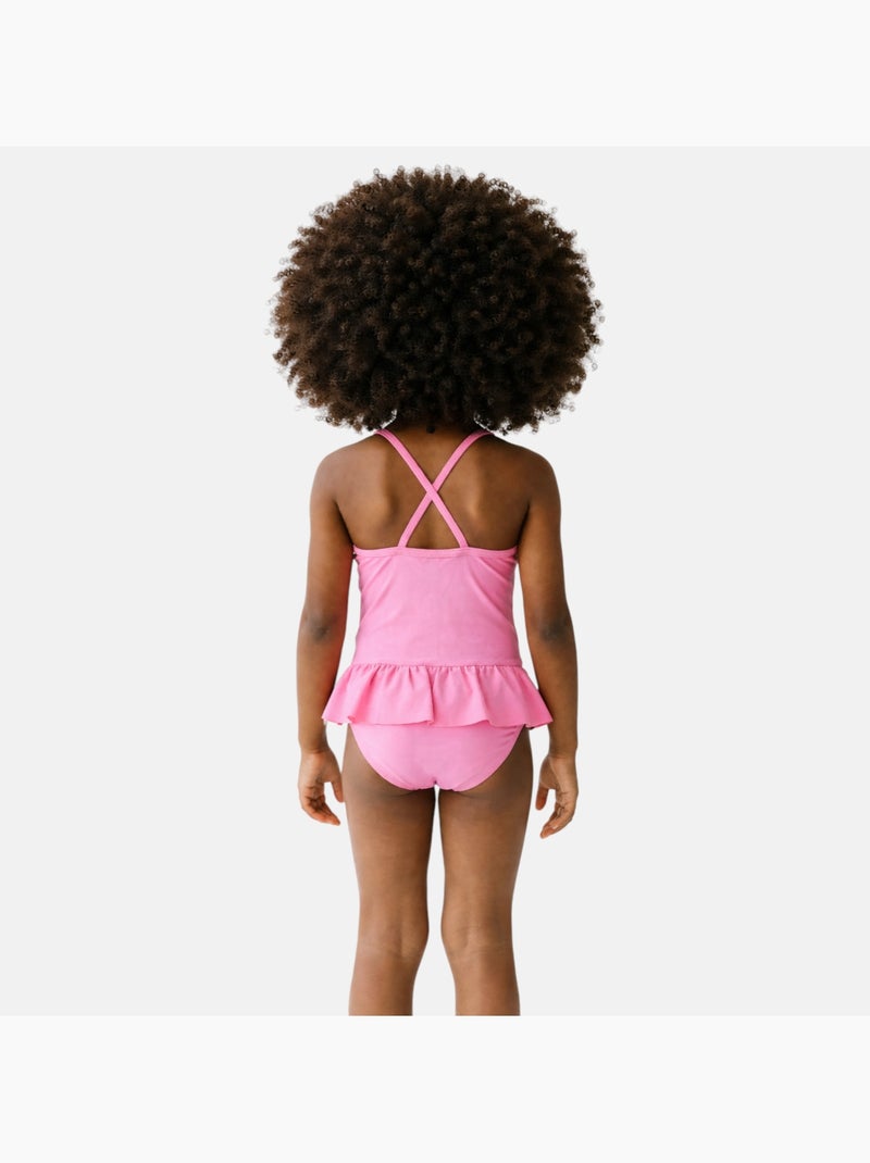 Disney - Maillot de bain une pièce fille imprimé Rose - Kiabi