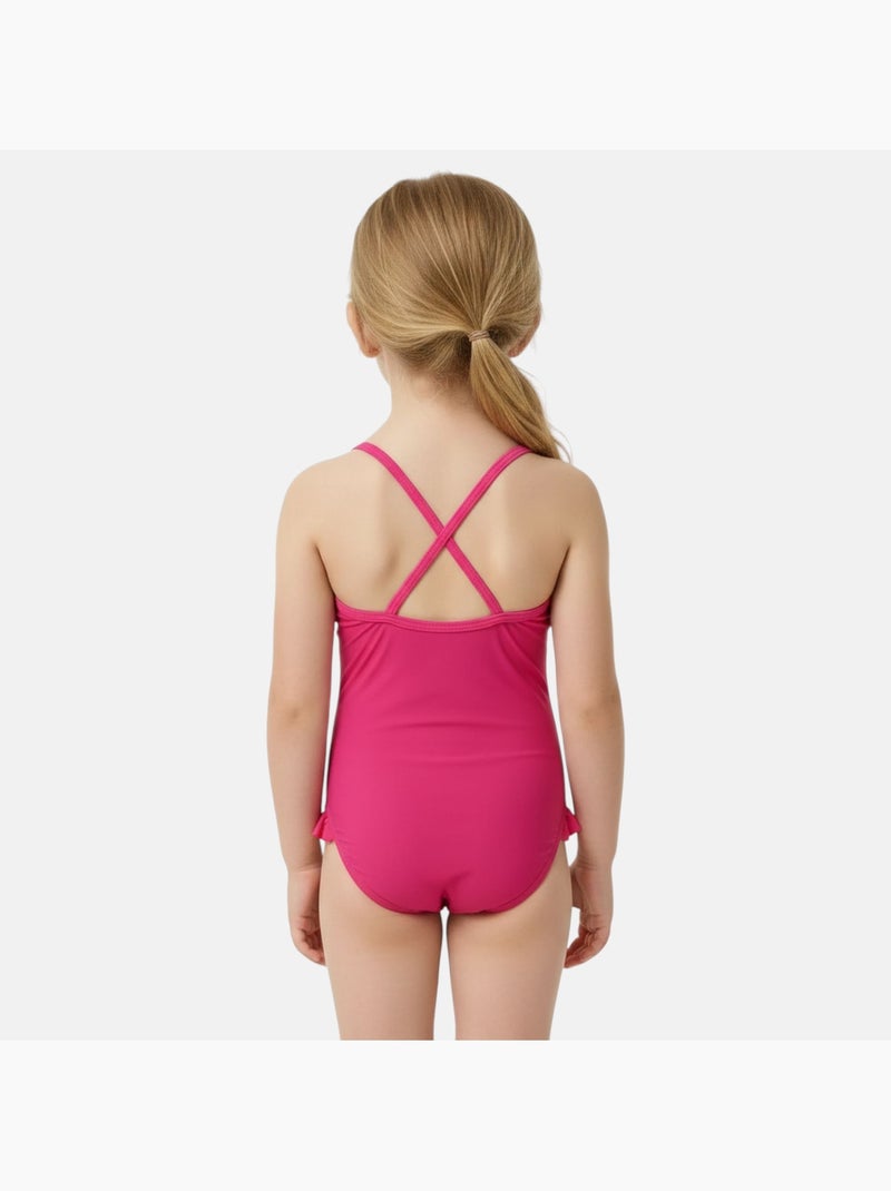 Disney - Maillot de bain une pièce fille imprimé Rose - Kiabi