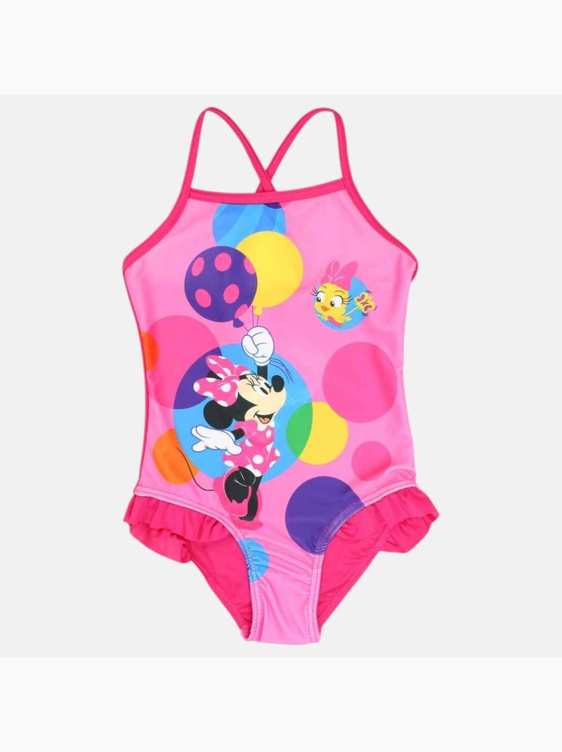 Disney - Maillot de bain une pièce fille imprimé Rose - Kiabi