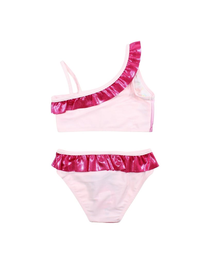 Disney - Maillot de bain une pièce fille imprimé Rose - Kiabi