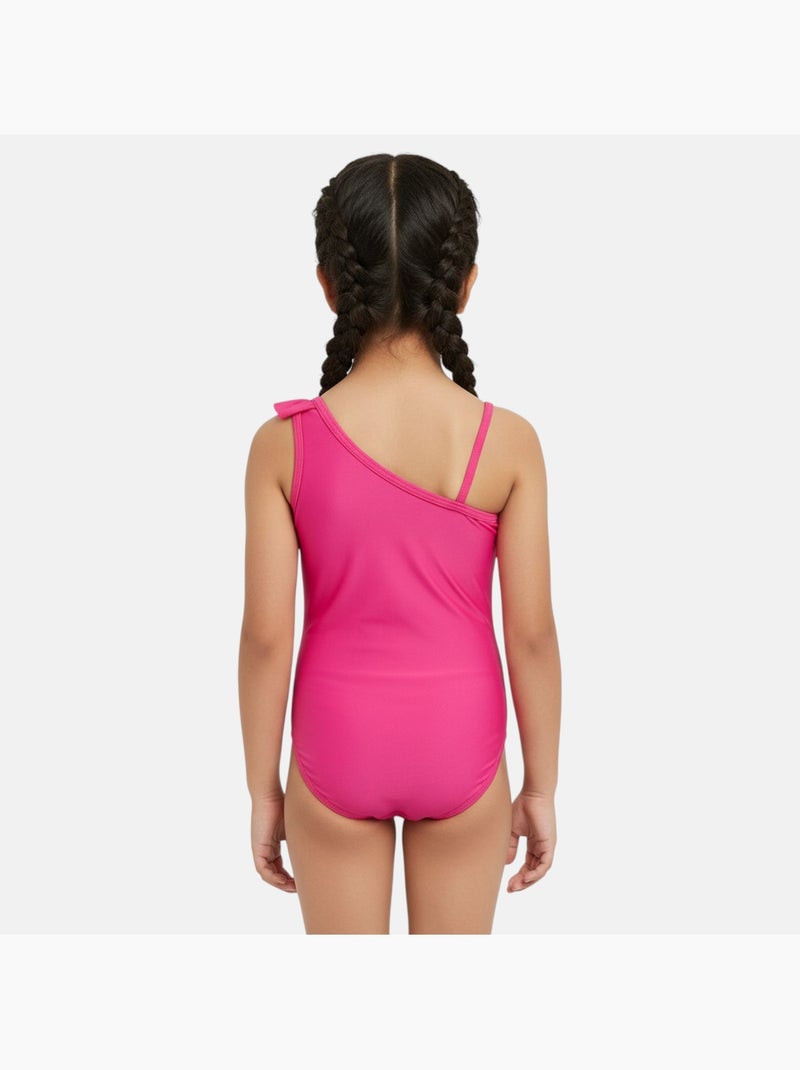 Disney - Maillot de bain une pièce fille imprimé Rose fushia - Kiabi