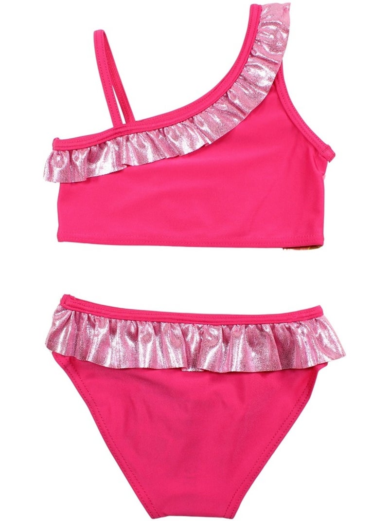 Disney - Maillot de bain une pièce fille imprimé Rose fushia - Kiabi