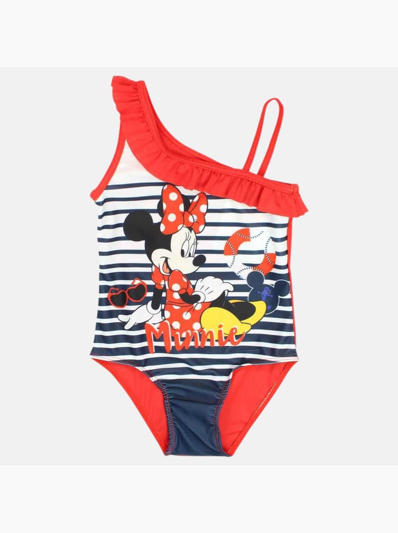 Disney - Maillot de bain une pièce fille imprimé Rouge - Kiabi