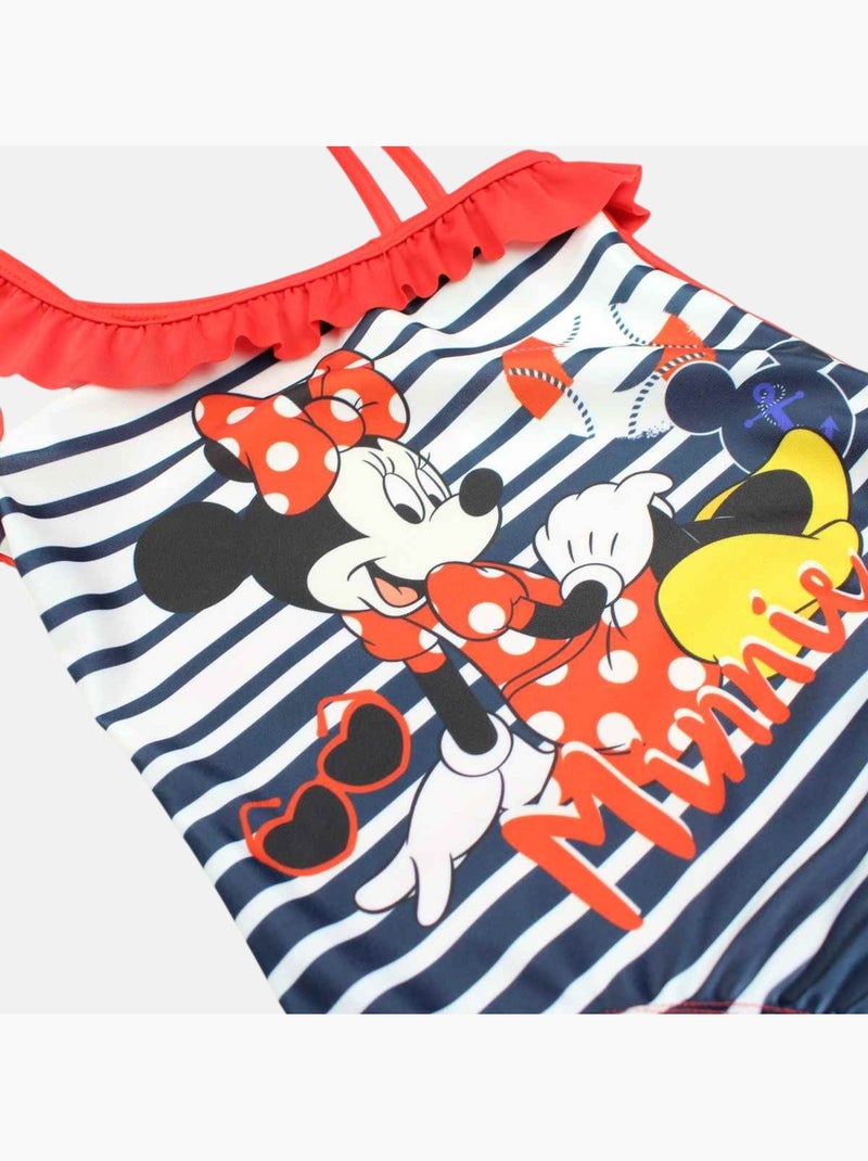 Disney - Maillot de bain une pièce fille imprimé Rouge - Kiabi