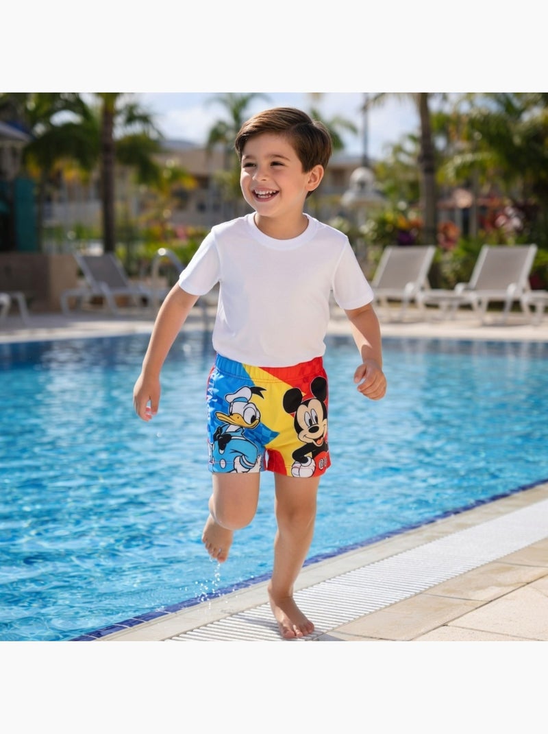 Disney - Maillot enfant short orange et bleu Rouge - Kiabi