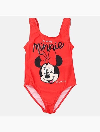 Disney - Maillot enfant une pièce rouge motif personnage
