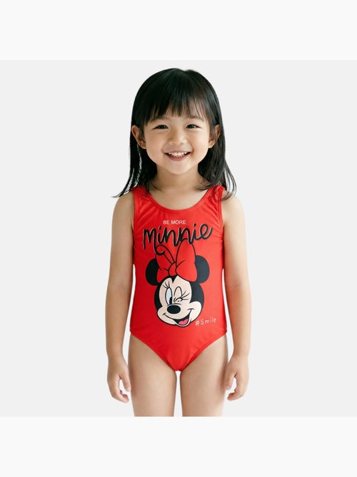 Disney - Maillot enfant une pièce rouge motif personnage - Kiabi