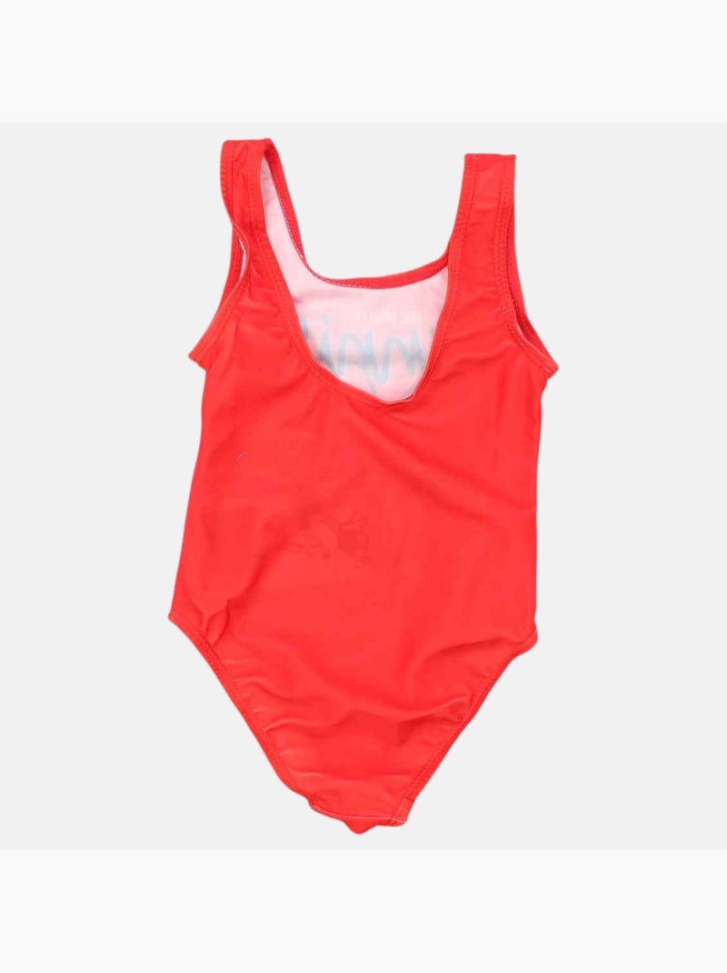 Disney - Maillot enfant une pièce rouge motif personnage Rouge - Kiabi