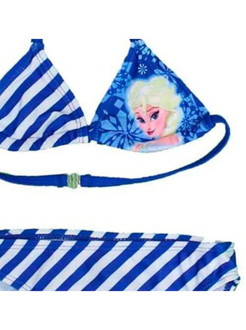 Disney - Maillots Et Serviettes De Bain imprimé La Reine Des Neiges Bleu marine - Kiabi