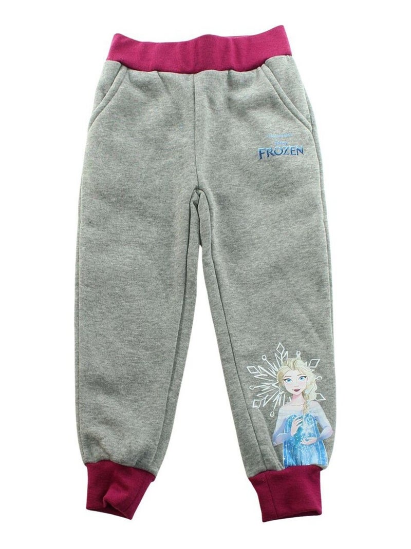 Disney - Pantalon De Jogging imprimé La Reine Des Neiges Gris - Kiabi