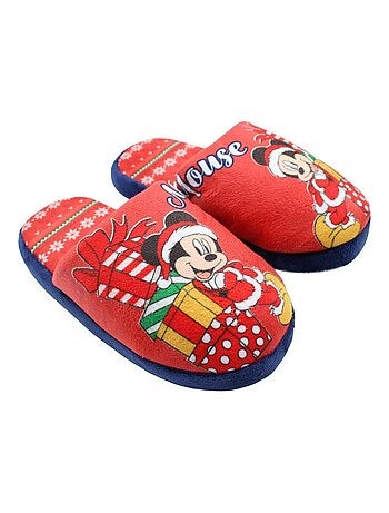 Disney - Pantoufle garçon Mickey et Minnie