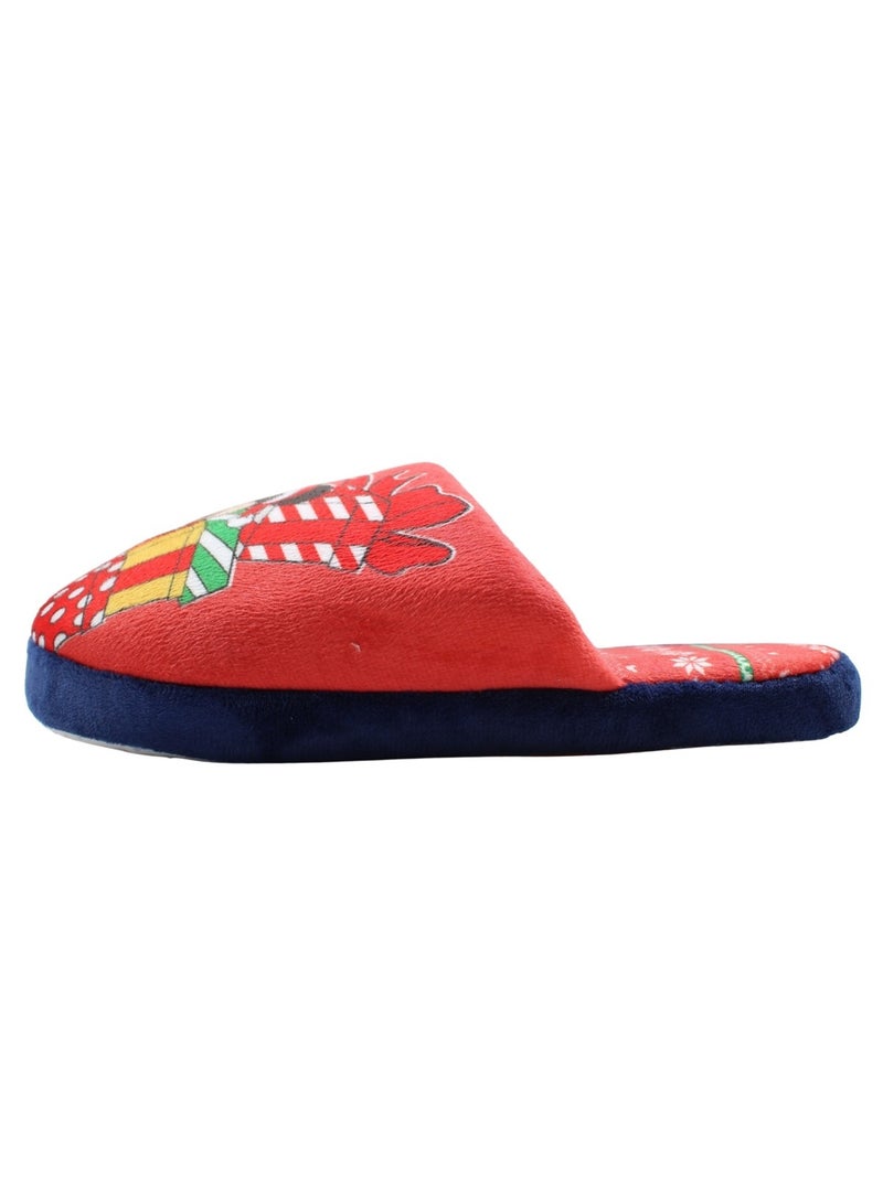 Disney - Pantoufle garçon Mickey et Minnie Rouge - Kiabi