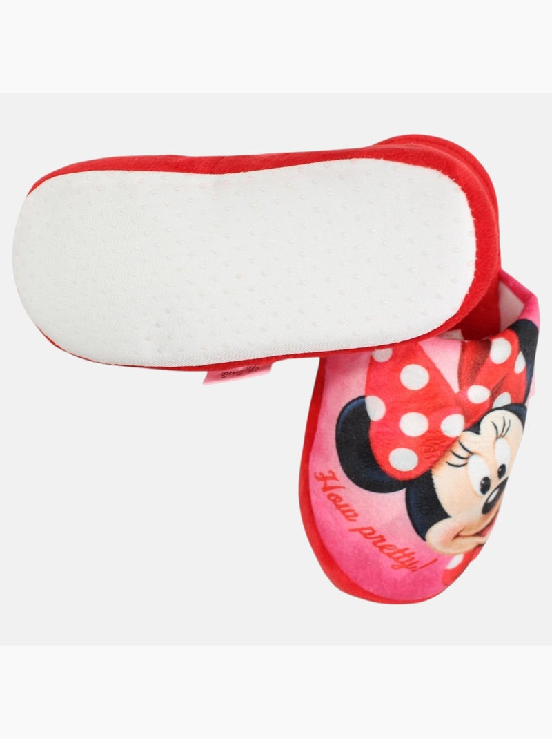 Disney - pantoufles mules imprimées, talon ouvert Rouge - Kiabi