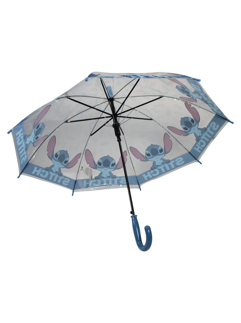 Disney - Parapluie transparent personnage 69,5cm Bleu - Kiabi