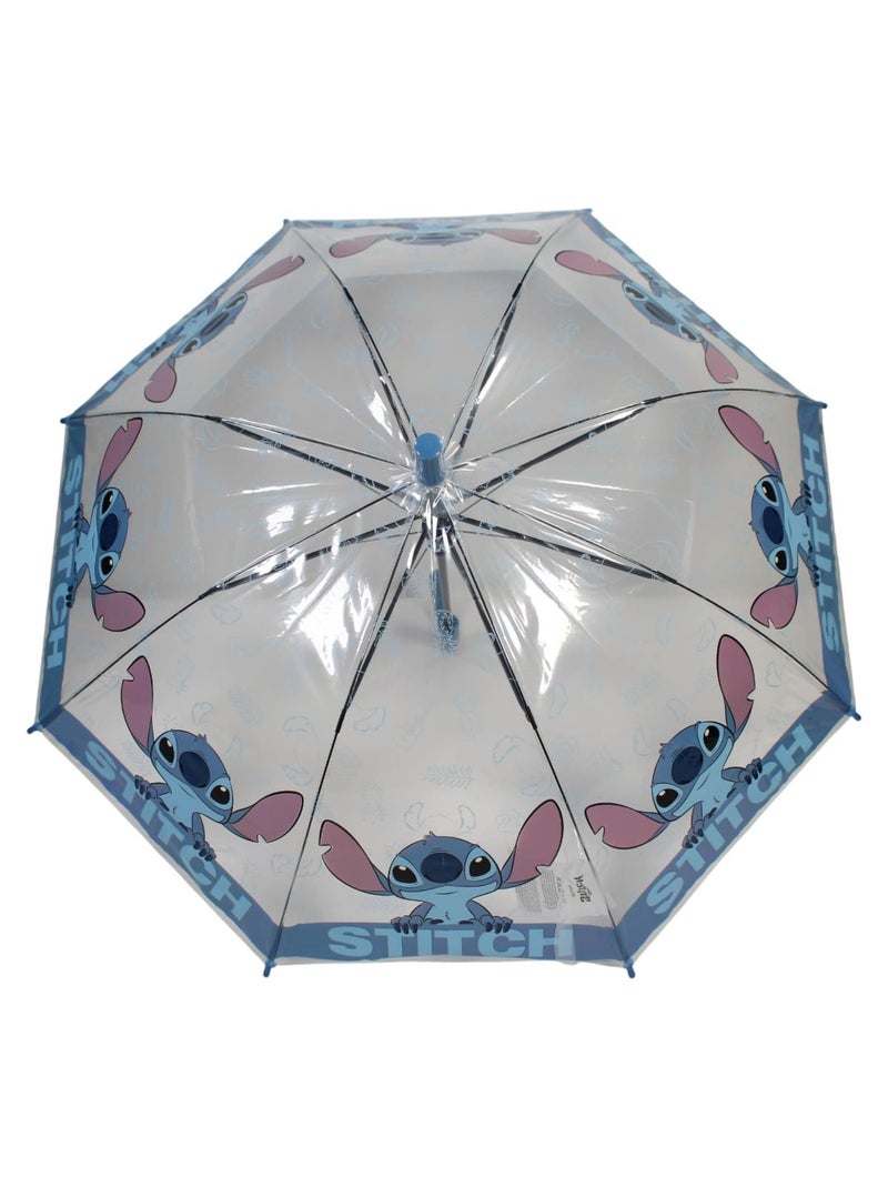 Disney - Parapluie transparent personnage 69,5cm Bleu - Kiabi