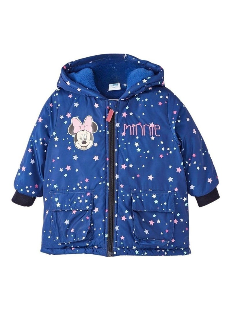 Disney - Parka fille imprimé Minnie Bleu marine - Kiabi