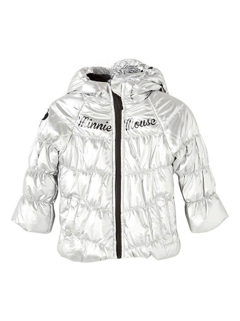 Disney - Parka fille imprimé Minnie Gris - Kiabi