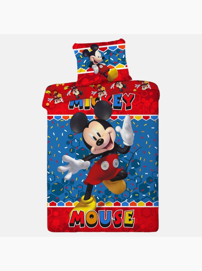 Disney - Parure de lit colorée Bleu - Kiabi