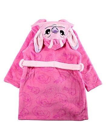 Disney - peignoir à capuche imprimé avec ceinture, capuche à oreilles