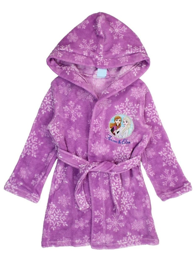Disney - Peignoir fille imprimé La Reine Des Neiges Violet - Kiabi