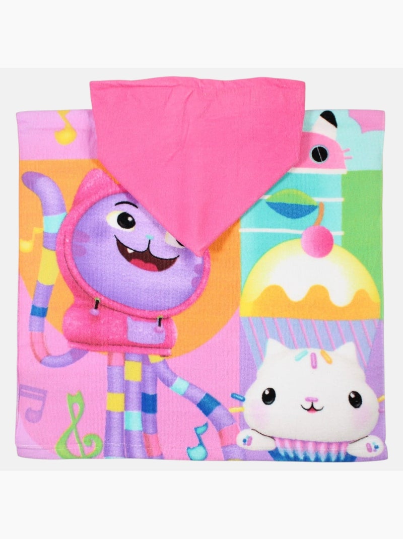 Disney - Poncho fille avec dessin Rose - Kiabi