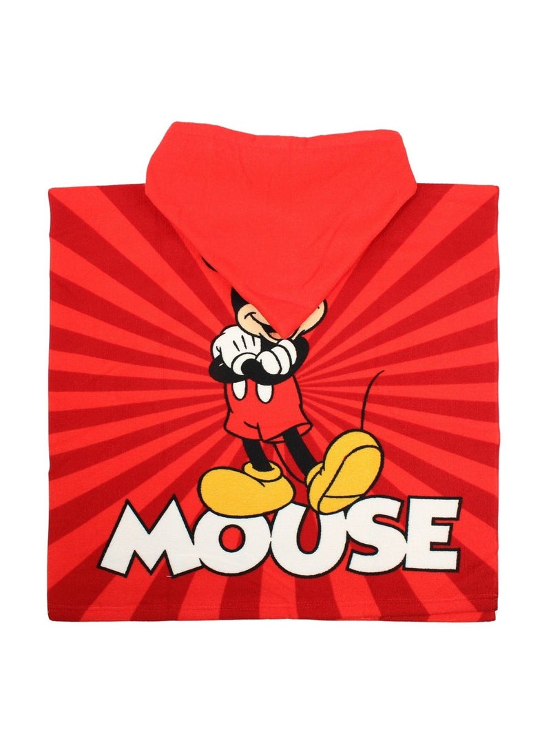 Disney - Poncho mickey Rouge - Kiabi