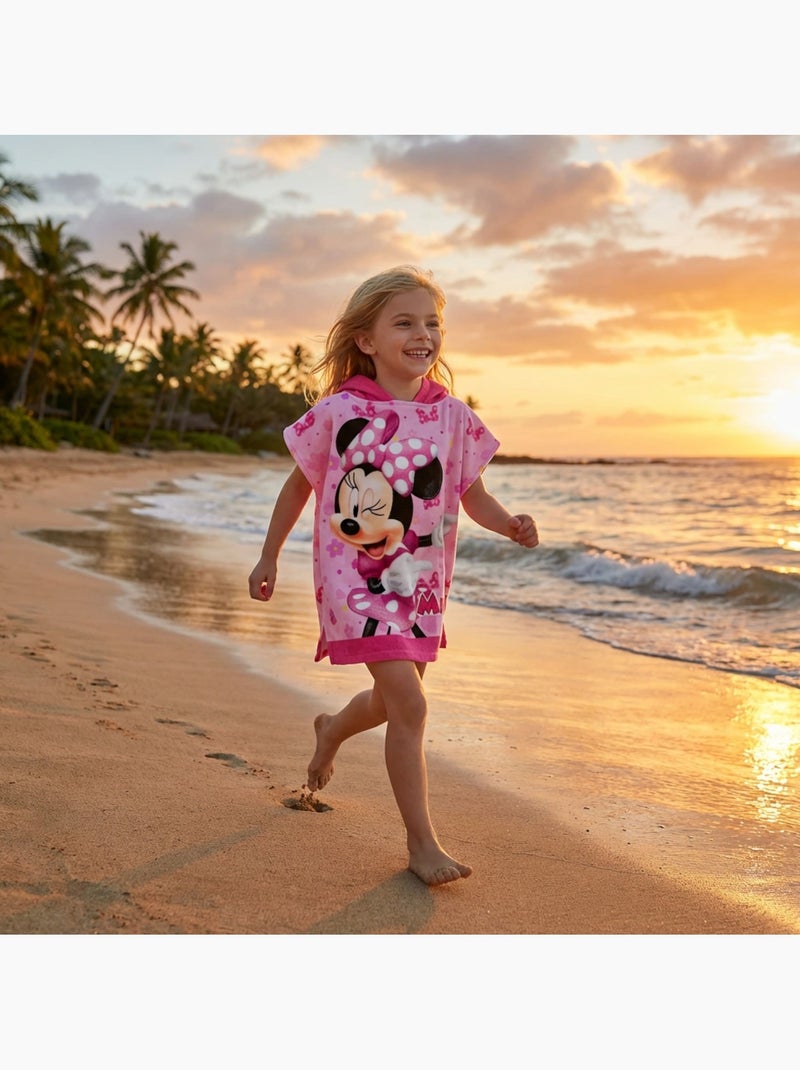 Disney - Poncho polyester fille à motif Rose - Kiabi