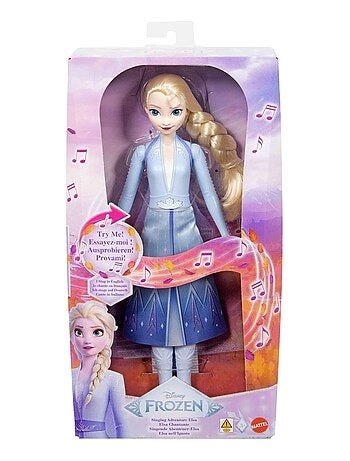 Disney - Poupée Elsa Chantante - La reine des neiges