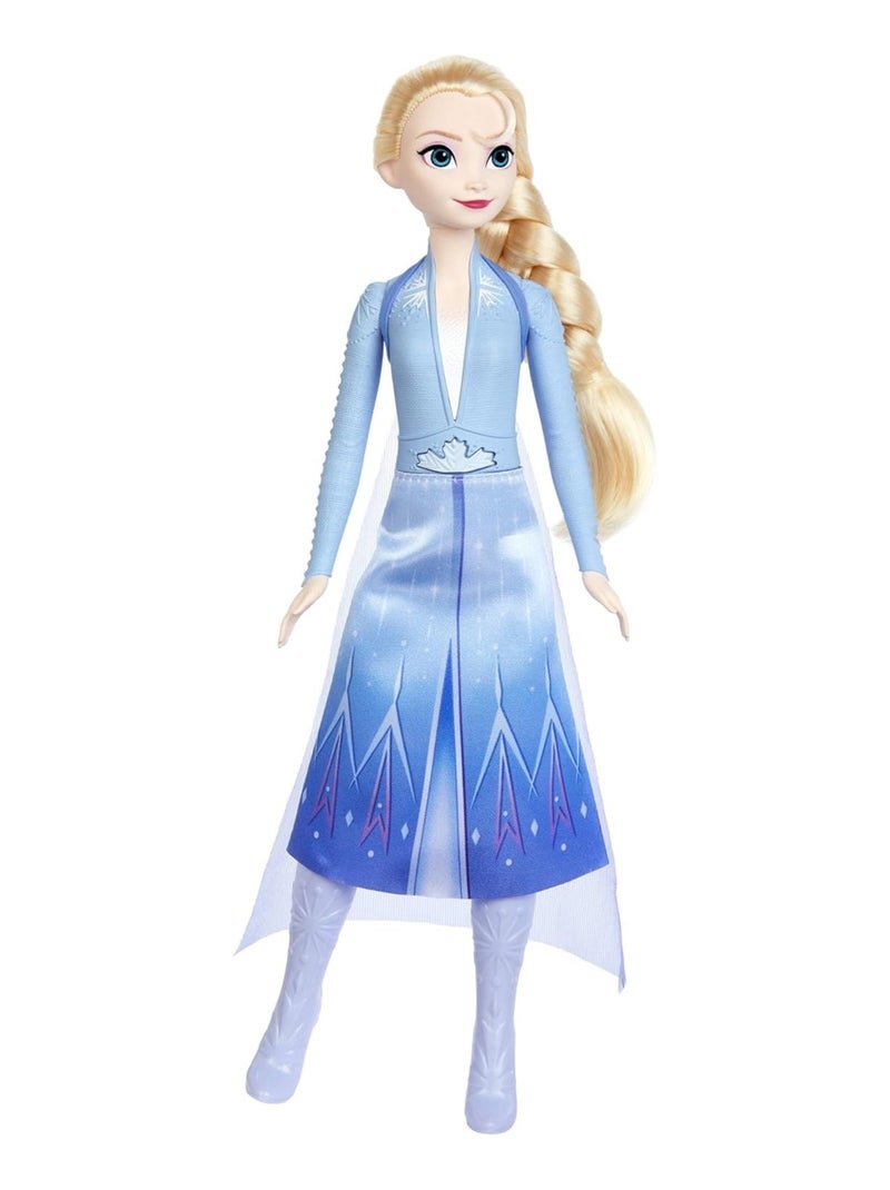 Disney - Poupée Elsa Chantante - La reine des neiges Bleu - Kiabi