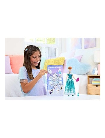 Disney - Poupée surprise Anna Spin & Reveal la reine des neiges