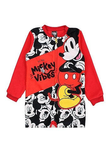 Disney - Pyjama combinaison enfant noir et rouge