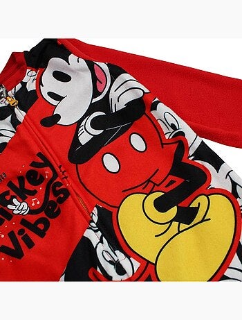 Disney - Pyjama combinaison enfant noir et rouge