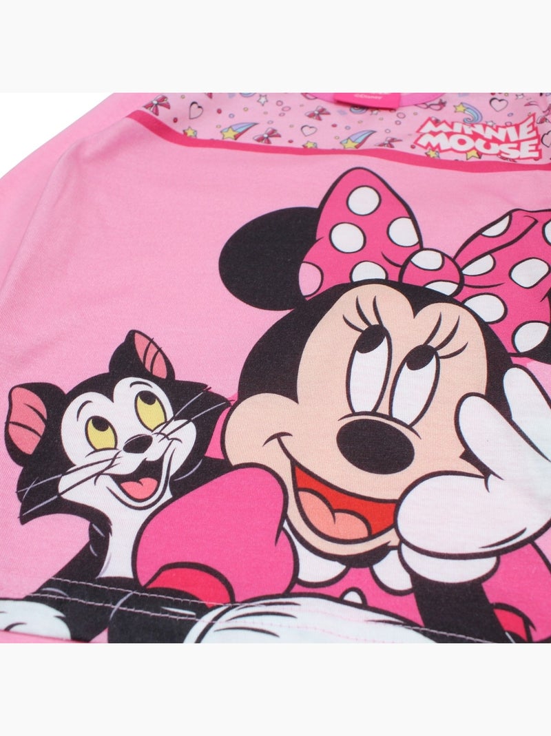 Disney - Pyjama coton fille imprimé Rose clair - Kiabi