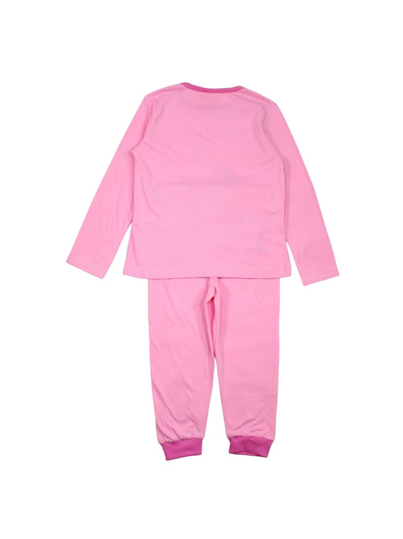 Disney - Pyjama coton fille imprimé Rose clair - Kiabi