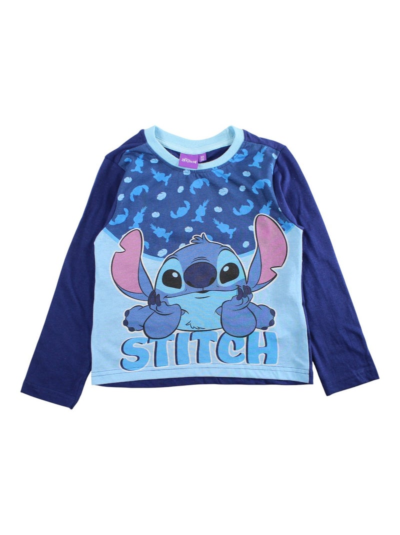 Disney - Pyjama coton garçon à motif Bleu marine - Kiabi