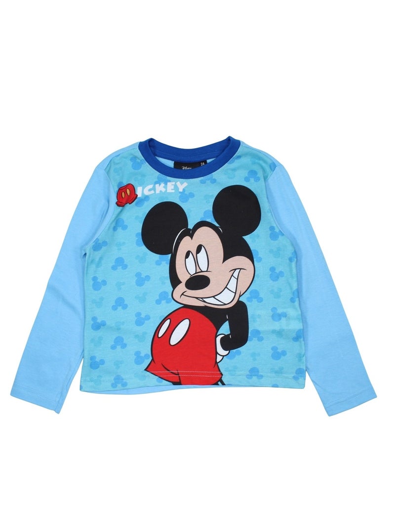 Disney - Pyjama coton garçon imprimé Bleu - Kiabi