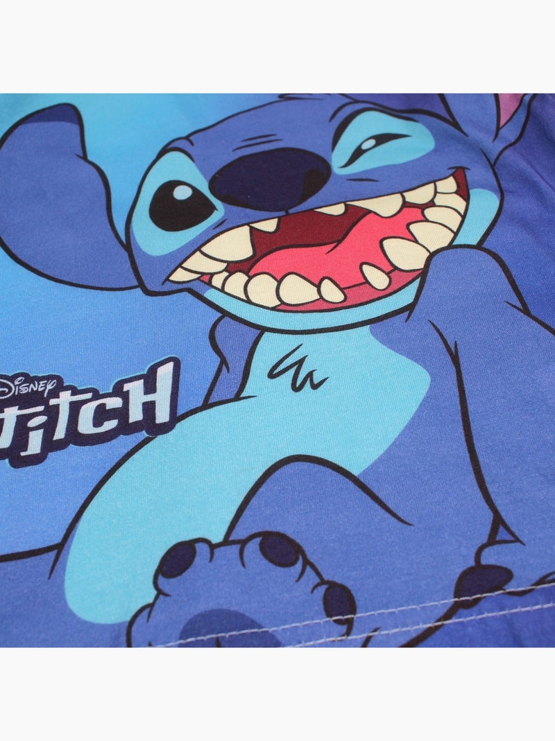 Disney - Pyjama coton Garçon Lilo et Stitch Bleu marine - Kiabi