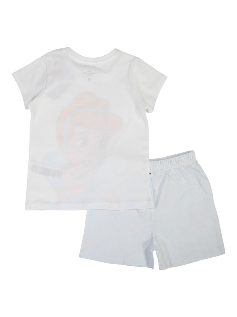 Disney - Pyjama enfant motif princesse Blanc - Kiabi