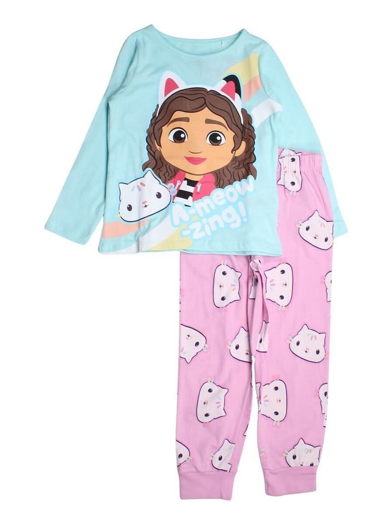 Disney - Pyjama fille imprimé Gabby en coton Bleu - Kiabi