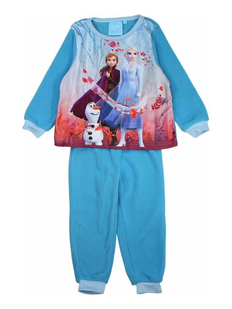 Disney - Pyjama fille imprimé La Reine Des Neiges - Bleu - Kiabi