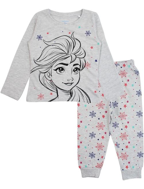 Disney - Pyjama fille imprimé La Reine Des Neiges en coton - Kiabi