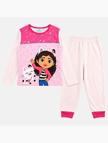 Disney - Pyjama fille imprimé manches longues pantalon