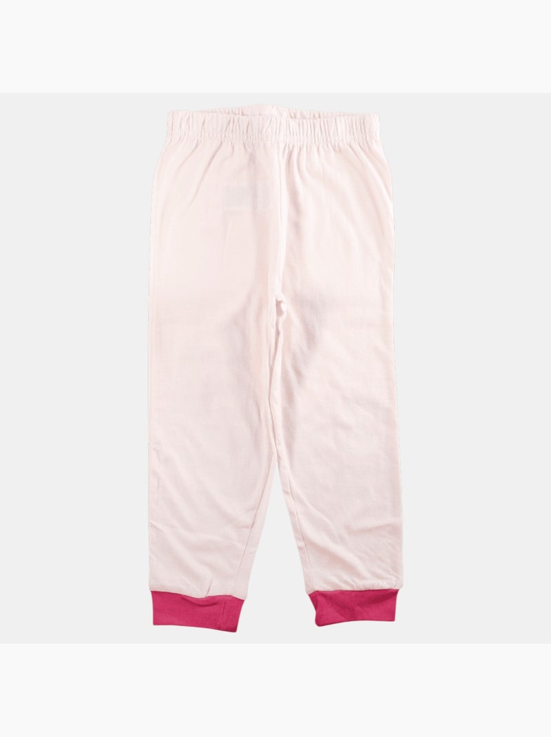 Disney - Pyjama fille imprimé manches longues pantalon Rose clair - Kiabi